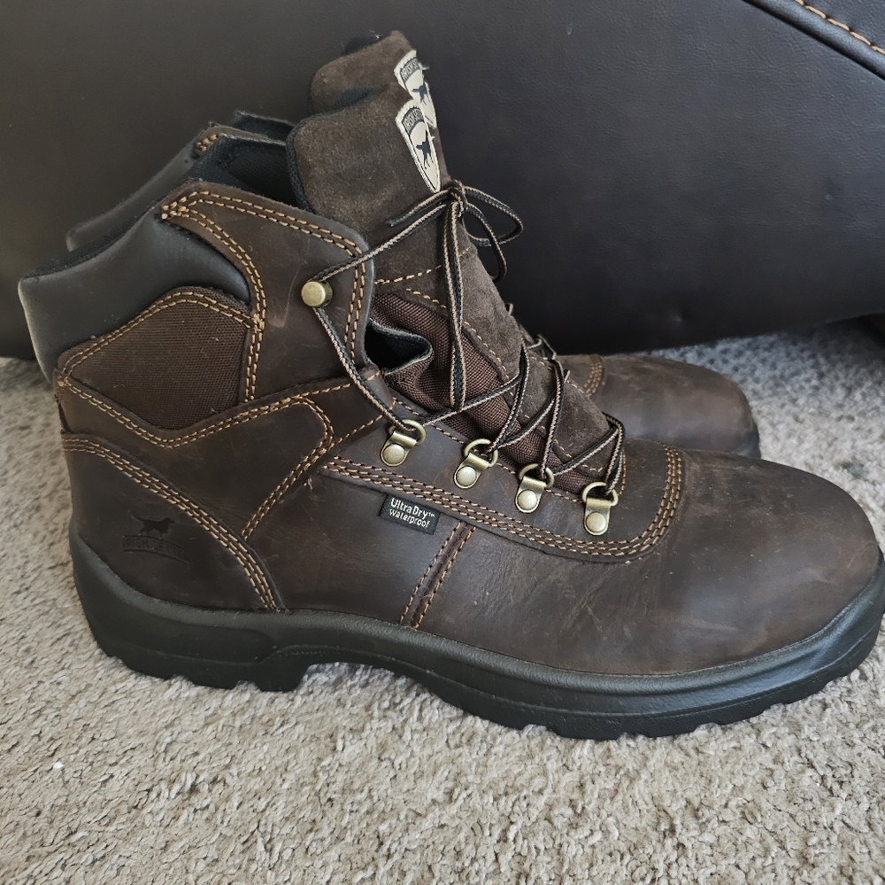 Irish Setter Ely Red Wing Boots Mens  Men's Brown Leather Work Boots NWOT 14